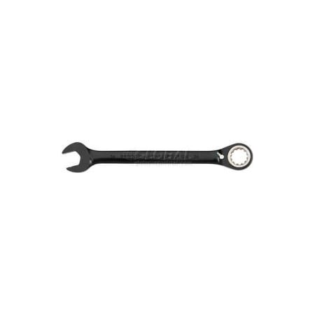 Proto Proto JSCV14F Black Chrome Combination Locking Flex-Head Ratcheting Wrench 7/16" - Spline JSCV14F